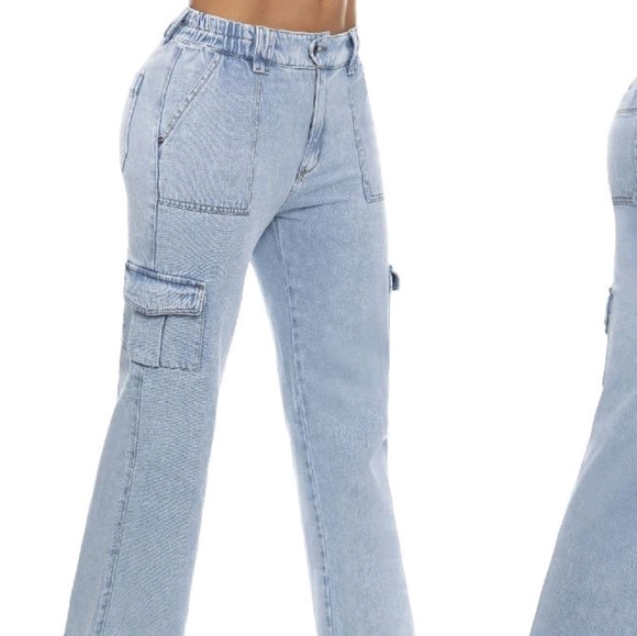 Jeans Colombian, Brand NYE, Size 12-14. flared trousers. - Picture 1 of 2